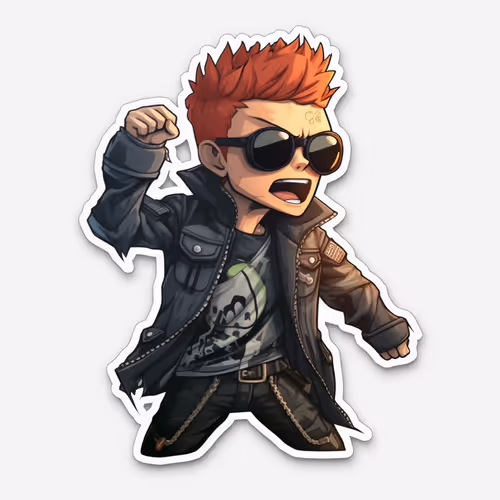 Naruto character as sticker