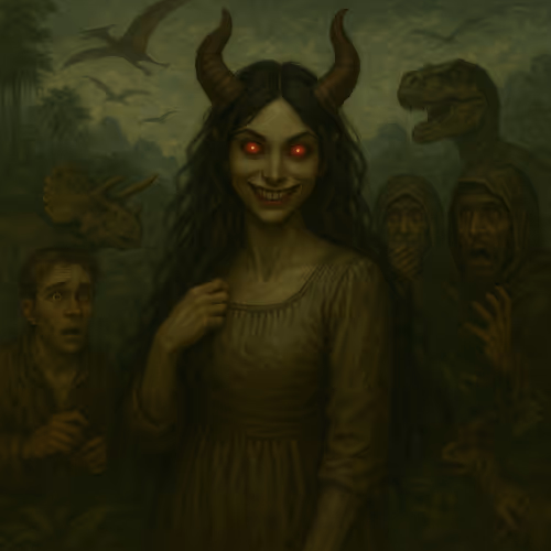 She reveals herself so scary