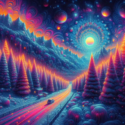 Psychedelic worlds