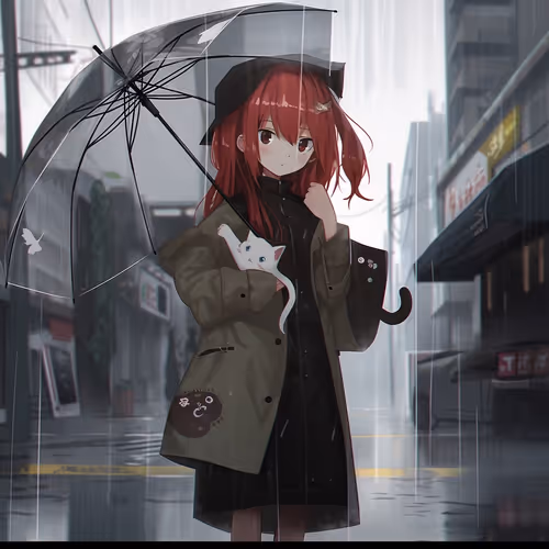 Girl in the Rain