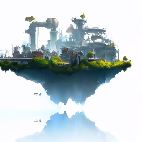 Flying island #11