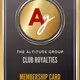 The Altitude Group Membership Card