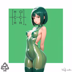 (C2H3CI)n Waifu (green)