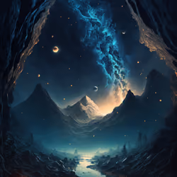 Stars beneath the Earth