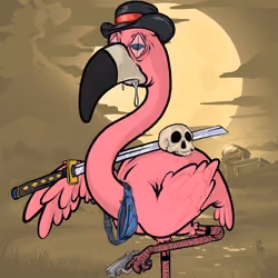 Pink Flamingo #1121