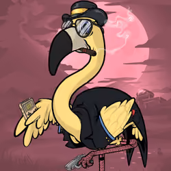 Pink Flamingo #1125