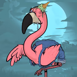 Pink Flamingo #1027