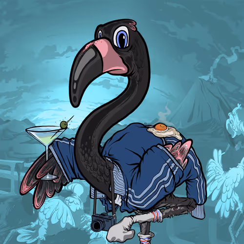 Pink Flamingo #1290