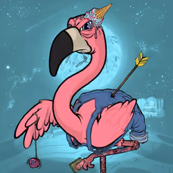 Pink Flamingo #1135