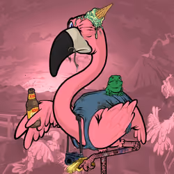 Pink Flamingo #1300