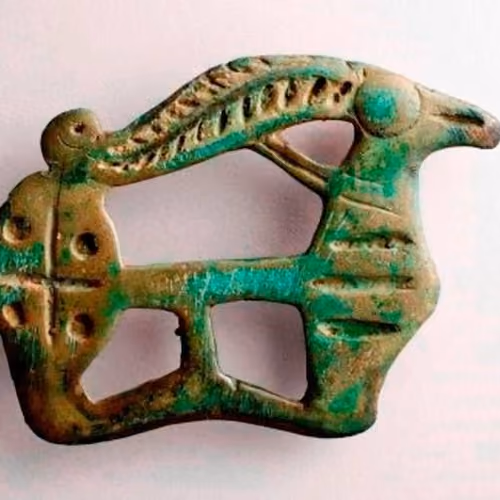 Buckle in the form of a goat