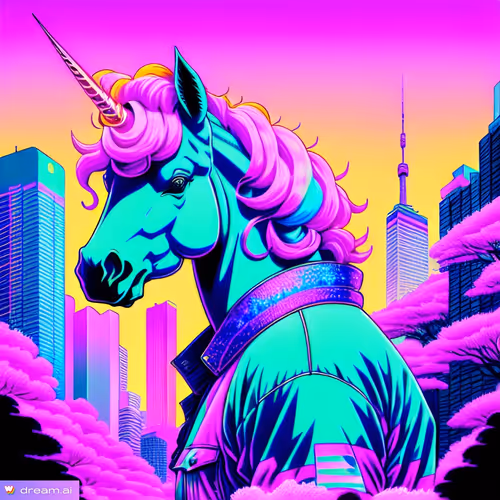 Pink Unicorn in Moskow