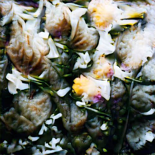Dumplings beat flowers.