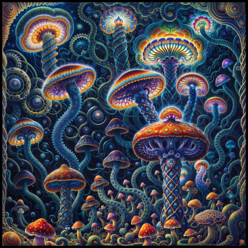 Psychedelic Visionary Art by Nuwan Shilpa