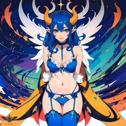 Anael Waifu (blue)