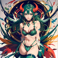 Anael Waifu (green)