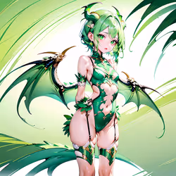 Dragon Waifu (Green)