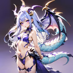 Dragon Waifu (Purple)