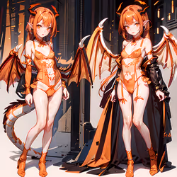Dragon Waifu (Orange)