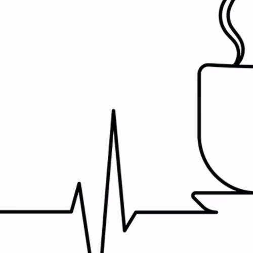 coffee heart beat