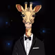 Giraffe in Suit