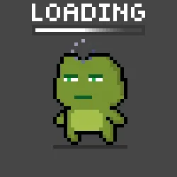 Smol Loading Frog