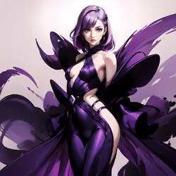Haute Waifu (purple)
