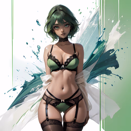 Sable Waifu (green)
