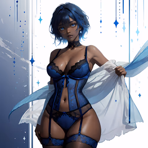 Sable Waifu (blue)