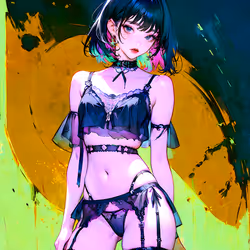Chroma Waifu (black)