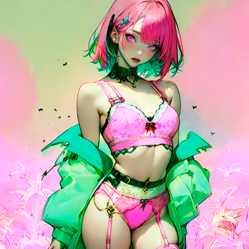 Chroma Waifu (pink)