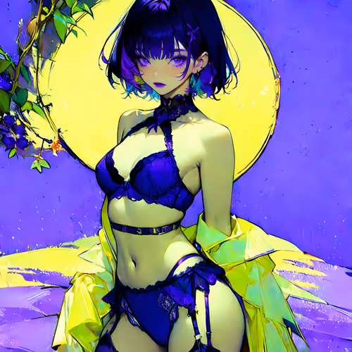 Chroma Waifu (purple)
