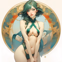 Nouveau Waifu (green)