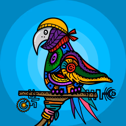 Black Flag Parrots #309