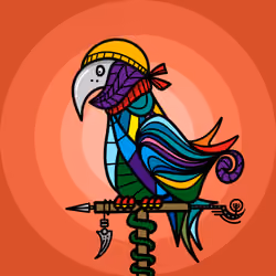 Black Flag Parrots #109