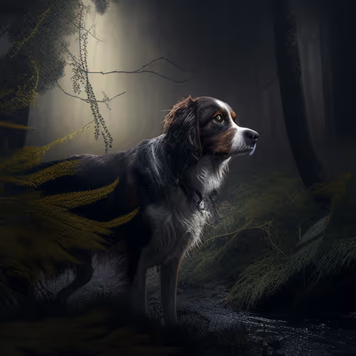 Dog searching