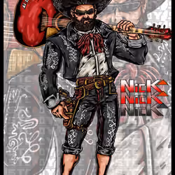 Nickaragwa Steady Custom art