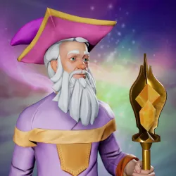 Cosmic Male Wizard #1699