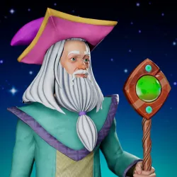 Cosmic Male Wizard #9167