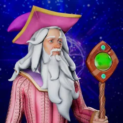 Cosmic Male Wizard #2842