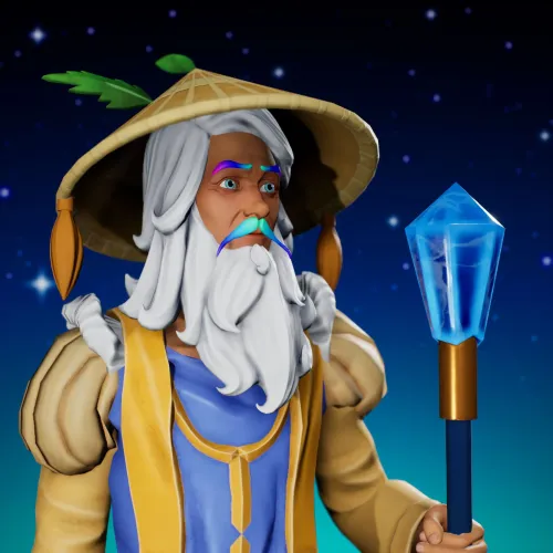 Cosmic Male Wizard #1708