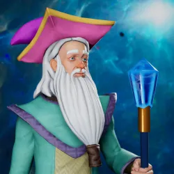 Cosmic Male Wizard #9064