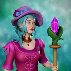 Cosmic Female Wizard #2065