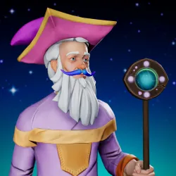 Cosmic Male Wizard #9967