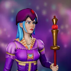 Cosmic Female Wizard #3340