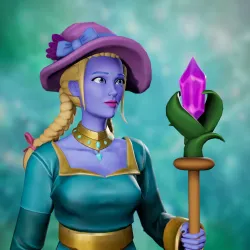 Cosmic Female Wizard #9188