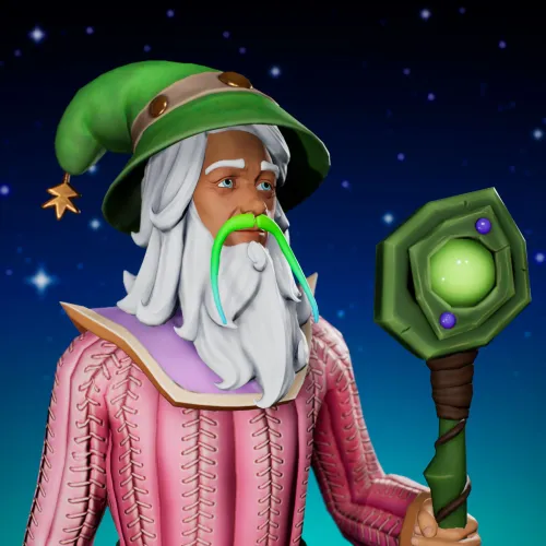 Cosmic Male Wizard #1544