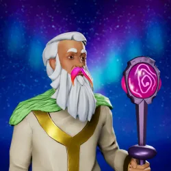 Cosmic Male Wizard #2968