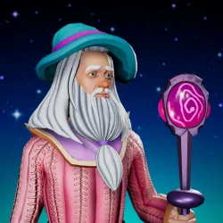 Cosmic Male Wizard #2969