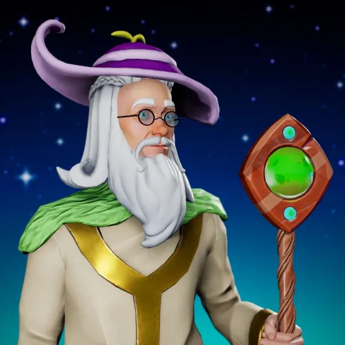 Cosmic Male Wizard #6670